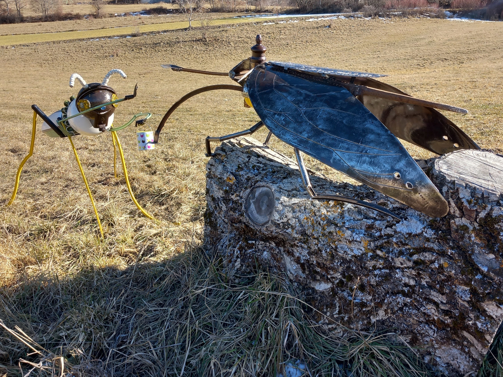 Sculpture  cigalou du Bestiaire d'En Fer