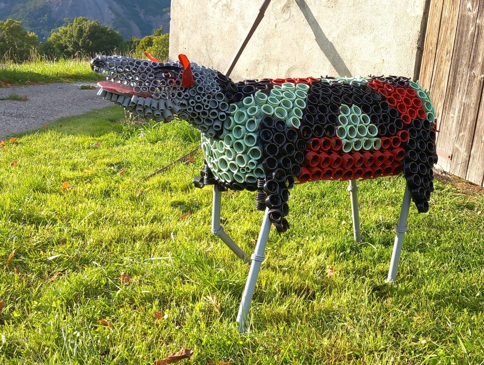 Sculpture  le mouton du Bestiaire d'En Fer