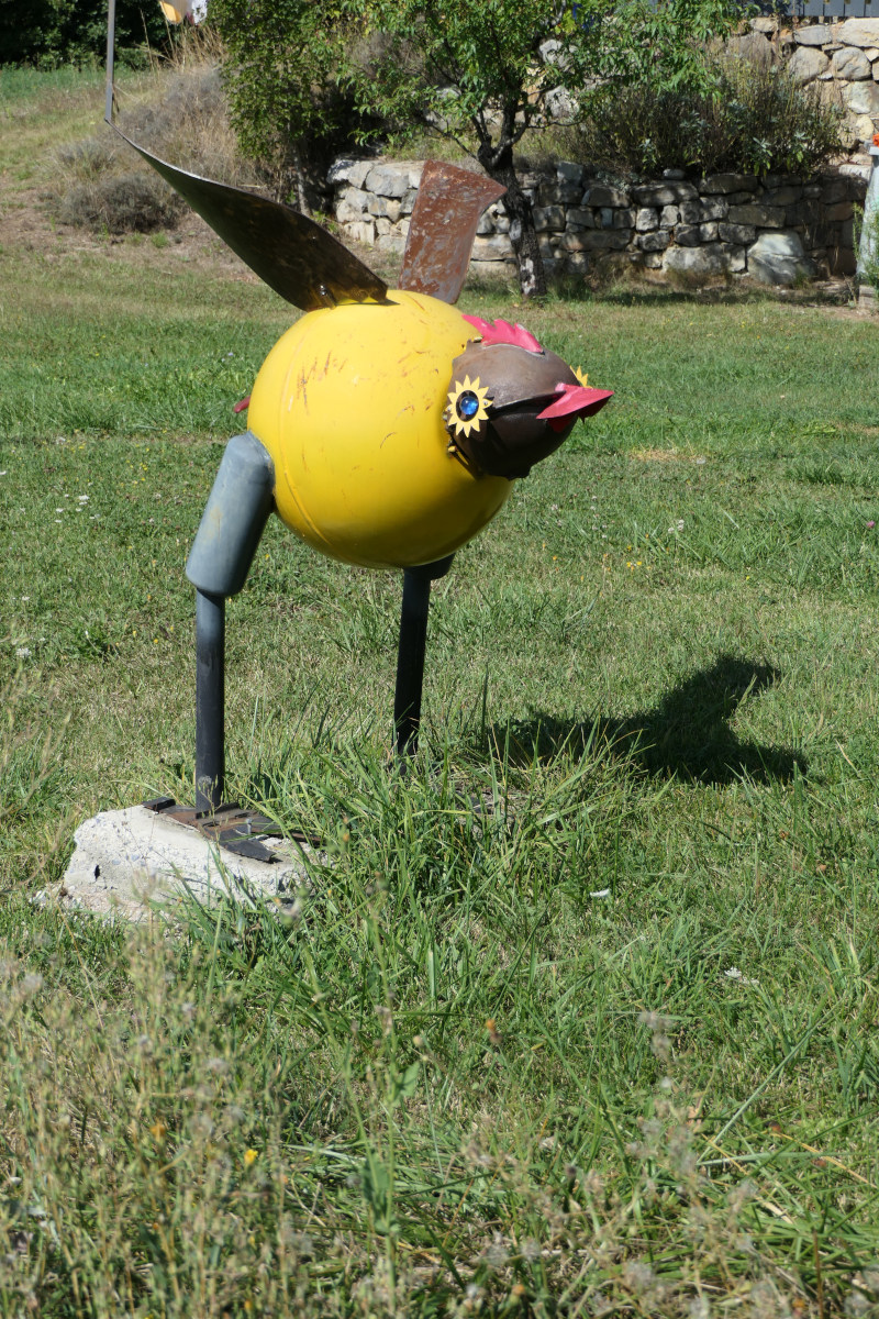 Sculpture  le pioupiou du Bestiaire d'En Fer